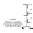 thumbnail image 4 of SZUL Women's 2.50 Carat TW Emerald Cut Five Stone Lab Grown Diamond Wedding Anniversary Ring 14K White Gold, 4 of 5