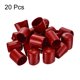 thumbnail image 2 of Uxcell 20 piezas Tapones de goma redondos 0.87" Cubierta de vinilo roja burdeos Protectores de tornillos, 2 of 5