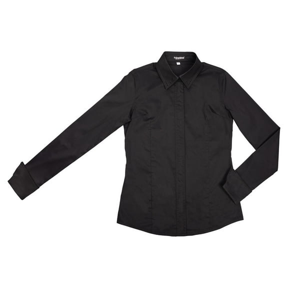 Schneiders Ladies Performance Show Shirt for Horse Shows | Color Black | Size Small