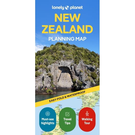 Pre-Owned Map Lonely Planet New Zealand Planning Map, (Paperback)
