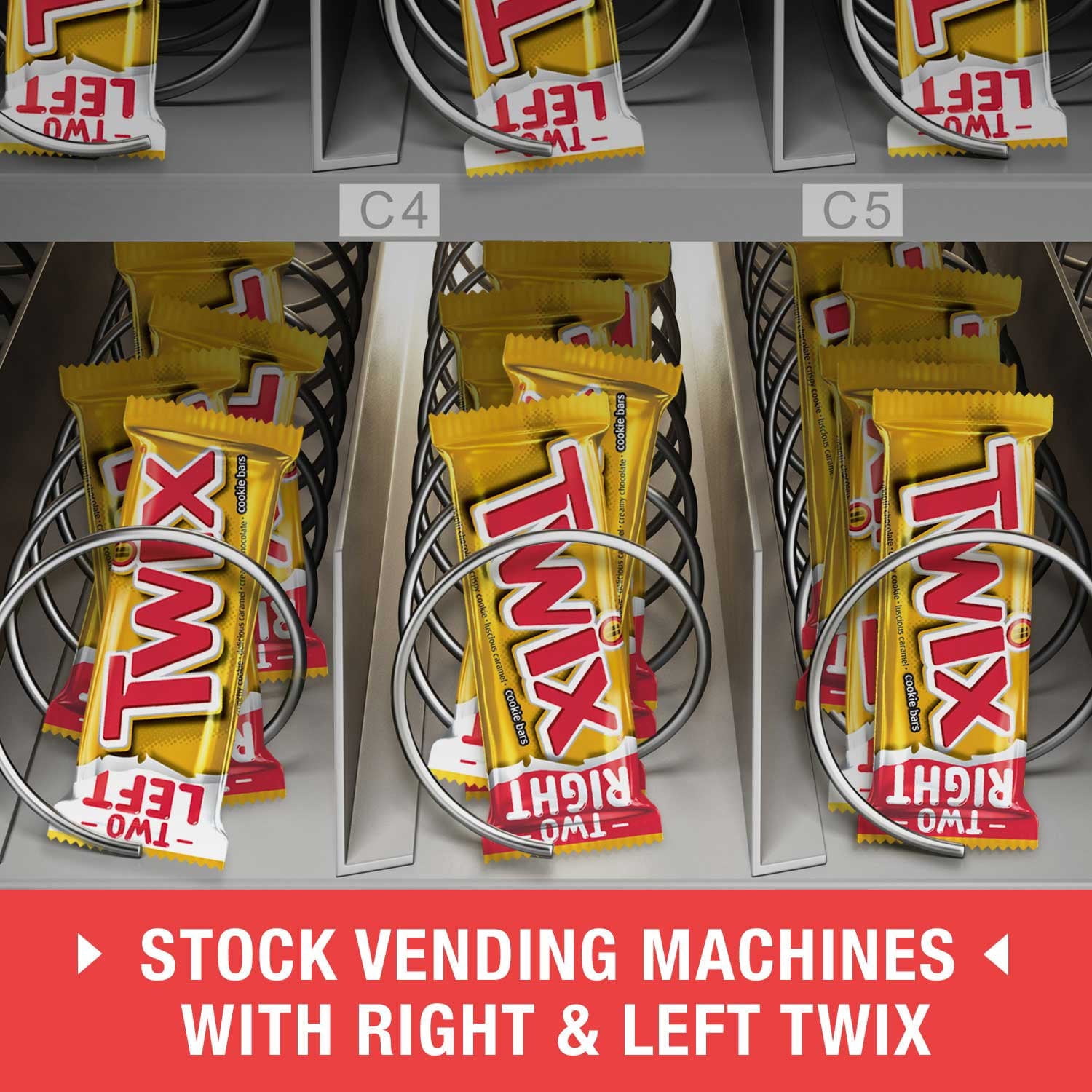 Twix Caramel Cookie Chocolate Candy Bars, Full Size, 1.79 oz., 36 pk. With White Bowl By OMA
