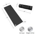 thumbnail image 4 of Wakeman Outdoors super Light Luxury Foam Camping Sleep Mat - Black, 4 of 5