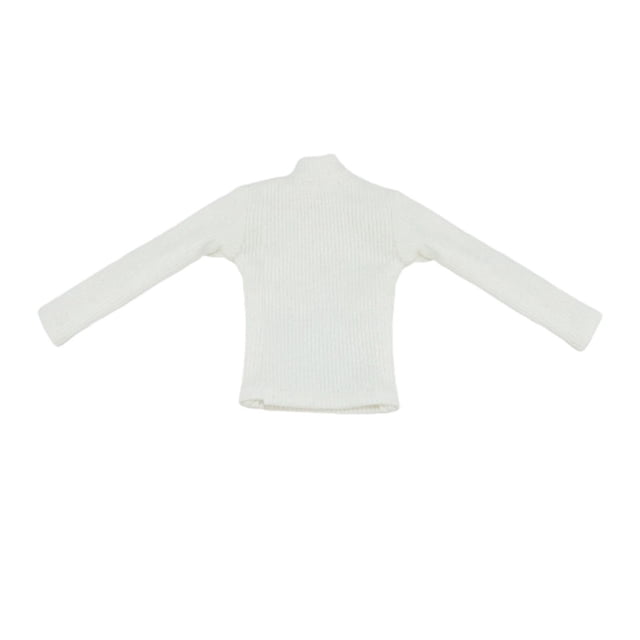 Figura de acción a escala 1/6, modelo de ropa, ropa de muñeca en miniatura de moda Blanco