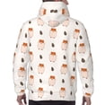 thumbnail image 5 of Hoodies for Men - Sunflower Seed Cute Hamster Long Sleeve Comfrt Men'S Fashion Hoodies & Sweatshirts, Sweatshirts for Men Hoodies Pullover Clothing Clothes with Pouch, 5 of 7