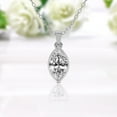thumbnail image 3 of Diamond Pendant Necklace| 3 Ct IGI Certified Marquise Shape Lab Grown Diamond | Allure Bezel Lab Diamond Pendant Necklace In 14K White Gold | FG-VS1-VS2 Quality Friendly Diamonds, 3 of 4