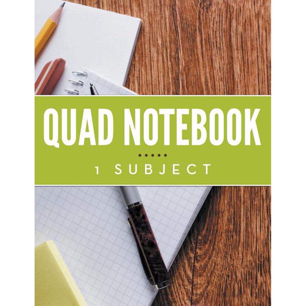 Quad Notebook 1 Subject (Paperback)