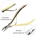 thumbnail image 3 of Stainless Steel Cuticle Nipper Remover Scissors Finger Nail Skin Care Clipper Mani Tools, 3 of 8