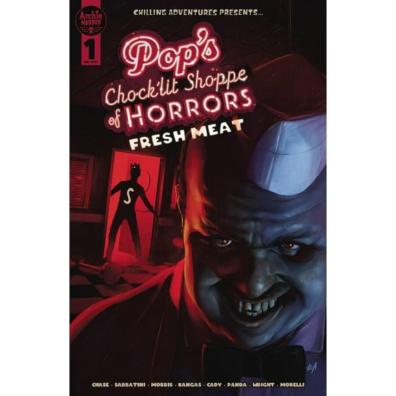 Pops Chocklit Shoppe Of Horrors Fresh Meat Cvr B Aaron Lea Archie Comic Publications Comic Book