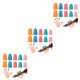 thumbnail image 2 of Naiovety 10 Pieces Fingers Cover Protective Gear Prop Supplies Tips Long-lasting Accessories Rubber Gift Sweet Practicing Training Guitar Type1, 2 of 6