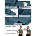 thumbnail image 4 of MINTREUS Women's Sports Bra Moderate Support Wide Strap Mesh Breathable Fitness Workout Yoga Bra, 4 of 7