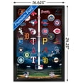 thumbnail image 4 of MLB League - Logos 24 Wall Poster, 14.725" x 22.375" Framed, 4 of 9