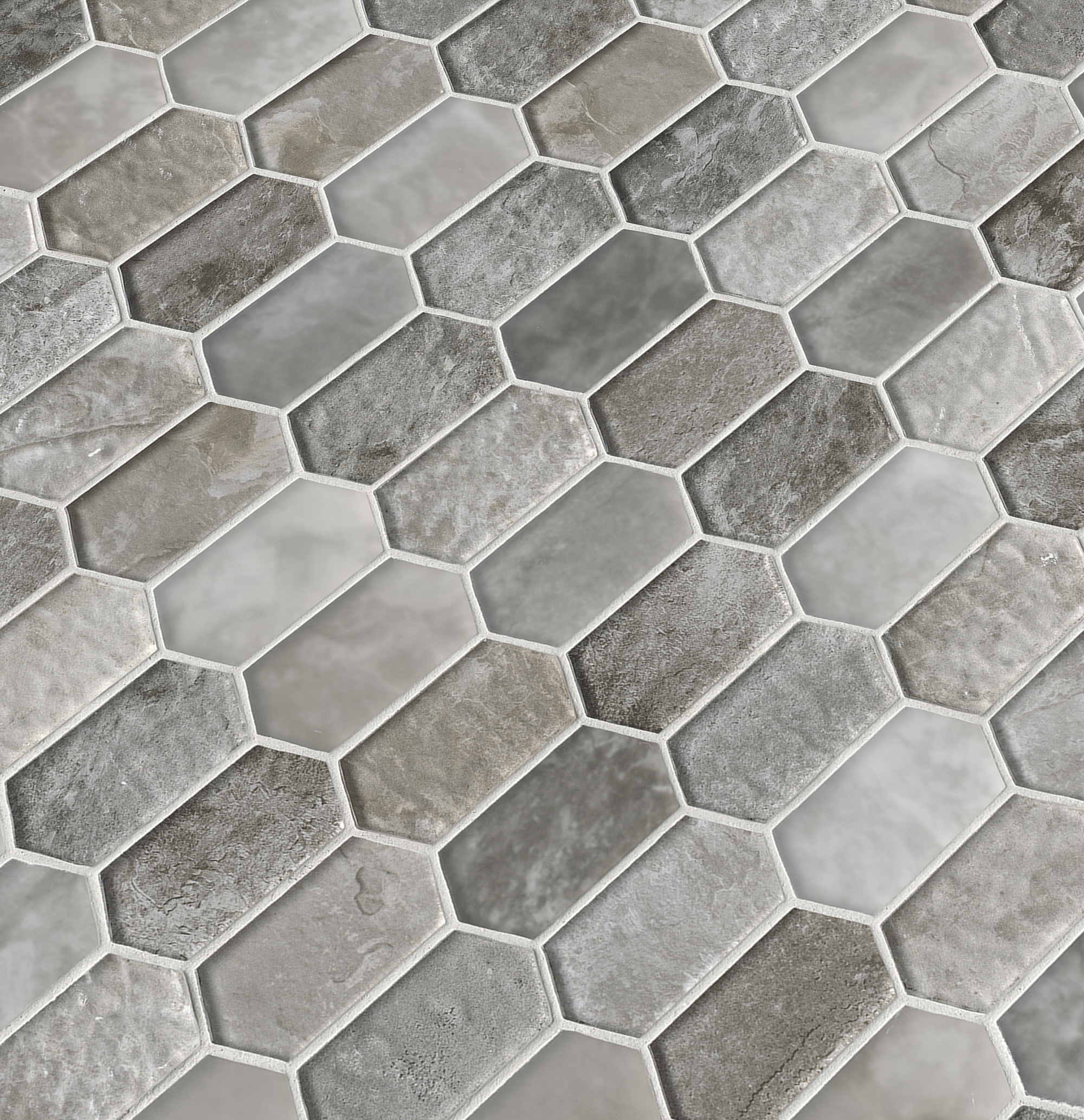 MSI Savoy Picket Pattern 12 in. x 12 in. x 8 mm Glass Mesh-Mounted Mosaic Tile (10 sq. ft. / case)