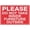 Warning Sign 1, variant on Please Do Not Take Inside Furniture Outside Sign – 8x12 Inch RustFree Aluminum,Weatherproof & UV Protected,Clear & Visible Warning Sign for Business or Home Furniture Area