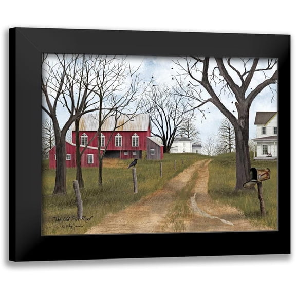 Jacobs, Billy 14x12 Black Modern Framed Museum Art Print Titled - The Old Dirt Road