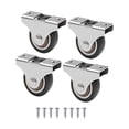thumbnail image 2 of 20 Pcs Mini Casters Furniture Casters Small 25mm Fixed Casters Directional Movable Casters Movable Casters for Furniture, 2 of 2
