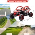 thumbnail image 6 of EastVita 2 Seats Ride on Ride on Car 200W Motors UTV,with Remote Control 23" Seats Width Electric Vehicle, EVA Wheels,Music,Head+Tail Light, 6 of 6