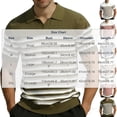 thumbnail image 2 of Men's Knit Horizontal Striped Short Sleeve Open V-Neck Collared Polo Shirt, Casual Slim Fit Top, Breathable Knitwear for Smart Casual Style and Everyday Wear Beige S, 2 of 5