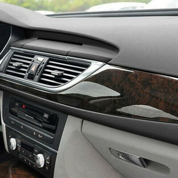 Tekuisi Auto Sticker 30*100CM Film Sheet Vinyl Black Car Interior Trim Wrap Good toughness Leather Texture Accessories