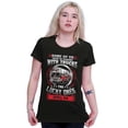 thumbnail image 4 of Grew Up Playing Fire Trucks Lucky Womens Fitted Plus Size Graphic Tee Brisco Brands 2X, 4 of 5