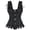 Black, variant on Women's Steel Bone Waist Cincher Corset Retro Octopus Style Waist Training Bodice for Shaping and Support