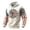03-White, variant on IWRICH Men's USA 250th Anniversary Waffle Hoodie Patriotic USA Flag Shirt 4th of July Hooded Sweatshirt Long Sleeve Color Block Tops with Pocket 05-Black XL