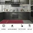 thumbnail image 6 of Kitchen Mat Cushioned Kitchen Rugs Non-Skid Waterproof Kitchen Mats and Rugs Comfort Standing Mat for Kitchen, Floor, Office, Sink, Laundry, 19.7 X 31.5”+19.7 X 47.2”, 6 of 7