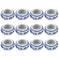 thumbnail image 1 of Uxcell Plato de Tinta para Caligrafía China, 12 Pcs Soporte de Cerámica para Tinta, Verde, 1 of 5
