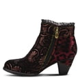 thumbnail image 2 of L`Artiste Dessa Women's Bootie with Eye-catching Metallic & Animal Print Design, 2 of 8