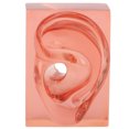 thumbnail image 3 of Modelo de oreja derecha, acrílico rojo transparente, resistente, impermeable, de alta simulación., 3 of 14