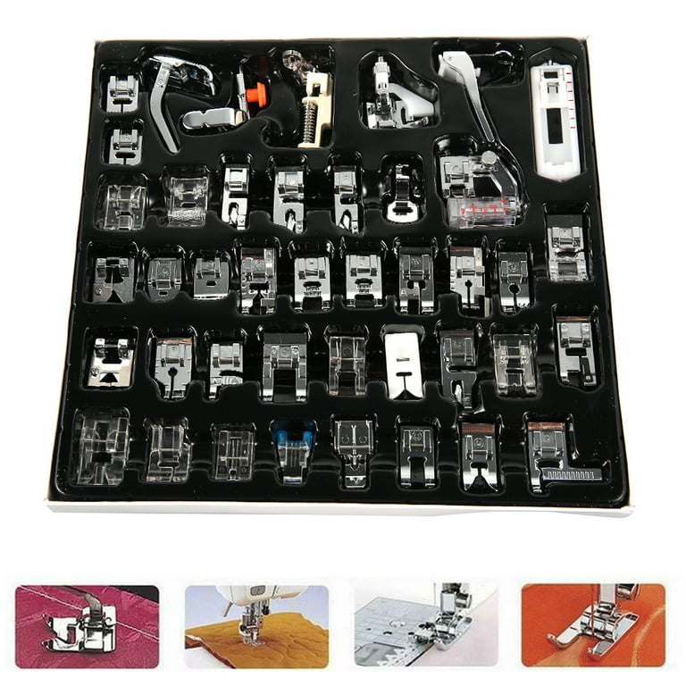 Set 32 Domestic Sewing Machine Foot Feet For Brother Singer Janome