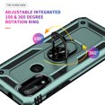 thumbnail image 4 of Dteck Moto G Power 2022 Case, Military Grade Ring Kickstand Fit for Magnetic Car Mount Shockproof Protective for G Power 2022 6.5 inch,Darkgreen, 4 of 8