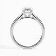 thumbnail image 3 of 2.00 Ct Excellent Radiant Cut Moissanite Diamond (D/VVS1) Solitaire Wedding Ring for Women Solid 18K White Gold Size 4 by Diamond-Capitals, 3 of 6