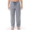 thumbnail image 1 of Pantalón de pijama con estampado Fruit of the Loom Woven Sleep para hombre, color ébano a cuadros, 1 of 5