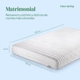 thumbnail image 2 of Colchón matrimonial KingsHouse 16cm resortes Blanco 190x135x16 cm 120 kg, 2 of 7