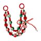 thumbnail image 5 of Llavero navideño con cuentas para llave de coche, regalo para mujer, adorno colgante de moda Capas dobles, 5 of 9