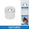 thumbnail image 4 of Tire Valve Stem Caps 9x8.2MM Car Wheel Valve Cap Copper Silver Tone for Car Bike Motorcycle Truck 16 Pcs, 4 of 7