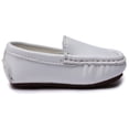 thumbnail image 4 of Odema Toddler Boys Soft Split Leather Slip-On Loafer Boat Dress Shoes, 4 of 7