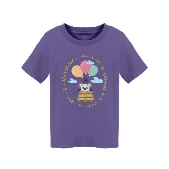 Koala Flying With Balloons T-Shirt Toddler -Image by Shutterstock, 3 Toddler