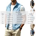 thumbnail image 3 of Maqroz Mens Vests Outerwear Lightweight Sleeveless Jackets Stand Collar Full Zip Windbreaker Casual Golf Waistcoat for Spring Travel and Outdoor Activities, 3 of 8