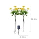 thumbnail image 3 of mfyjkho Luces solares de flor de loto para exteriores de 7 cabezas|luces LED decorativas para jardín con encendido y apagado automático|IP65 a prueba de agua|tallos flexibles|hasta 8 horas de brillo, 3 of 6