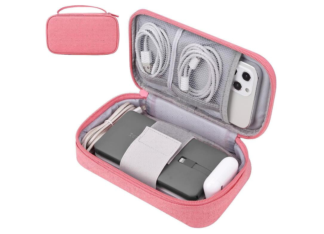 MacBook Charger Case, Electronics Organizer Pouch Bag for Cable & Cords