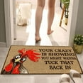 thumbnail image 7 of OYIGU Chicken Door Mat, Thick Non Slip English Floor Mat, Non Slip Entrance Mat, Absorbent Bathroom Kitchen Mat， for Bathroom Bedroom Floor, 7 of 7