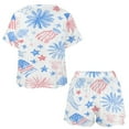 thumbnail image 3 of 4th of July Pajamas Set Womens Loungewear Sleepwear 2 Piece PJ Sets, 3 of 7