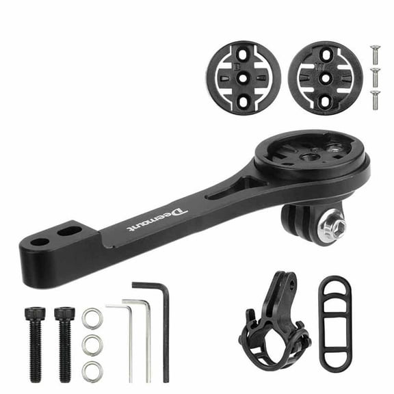 Out Front Bike Stem Handlebar Combo Mount for Garmin Edge Wahoo Elemnt Bryton Rider Stages Dash Hammerhead Campatible with Vision Metron ntegrated Handlebar