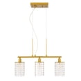 thumbnail image 2 of Living District LD7501BR Taylor 3 Light Brass Ceiling Pendant, 2 of 4