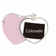 thumbnail image 1 of Bolsa de Viaje Unbranded Mapa Silueta Corazón Rosa, 1 of 4