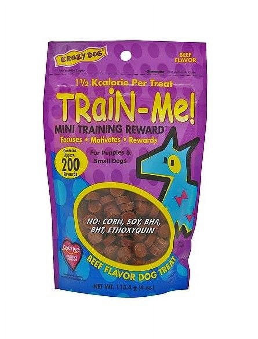 Dog Training Treat Sampler 3 Pack Train Me Mini Healthy Bacon Chicken Beef 4 oz