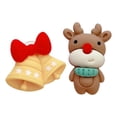 thumbnail image 4 of Pendientes Colgantes de Navidad Jinwen Campanas de Alce, 4 of 8