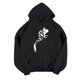 thumbnail image 4 of ICHUANYI Clearance Women's Casual Long Sleeve Pullover Hoodie Sweatshirt Tops Drawstring Lightweight Hooded Loose Pullover Tops(Black, S) ICHUANYI WER2023081512178, 4 of 5