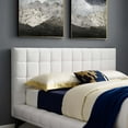 thumbnail image 7 of Modway Julia Queen Biscuit Tufted Performance Velvet Platform Bed in White, 7 of 7